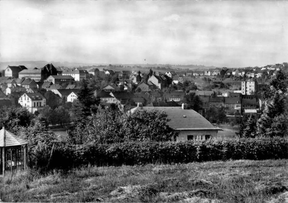 Panorama von Illingen um 1965