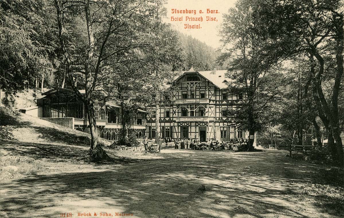 Ilsenburg (Harz). Hotel Prinzeß Ilse, 1907