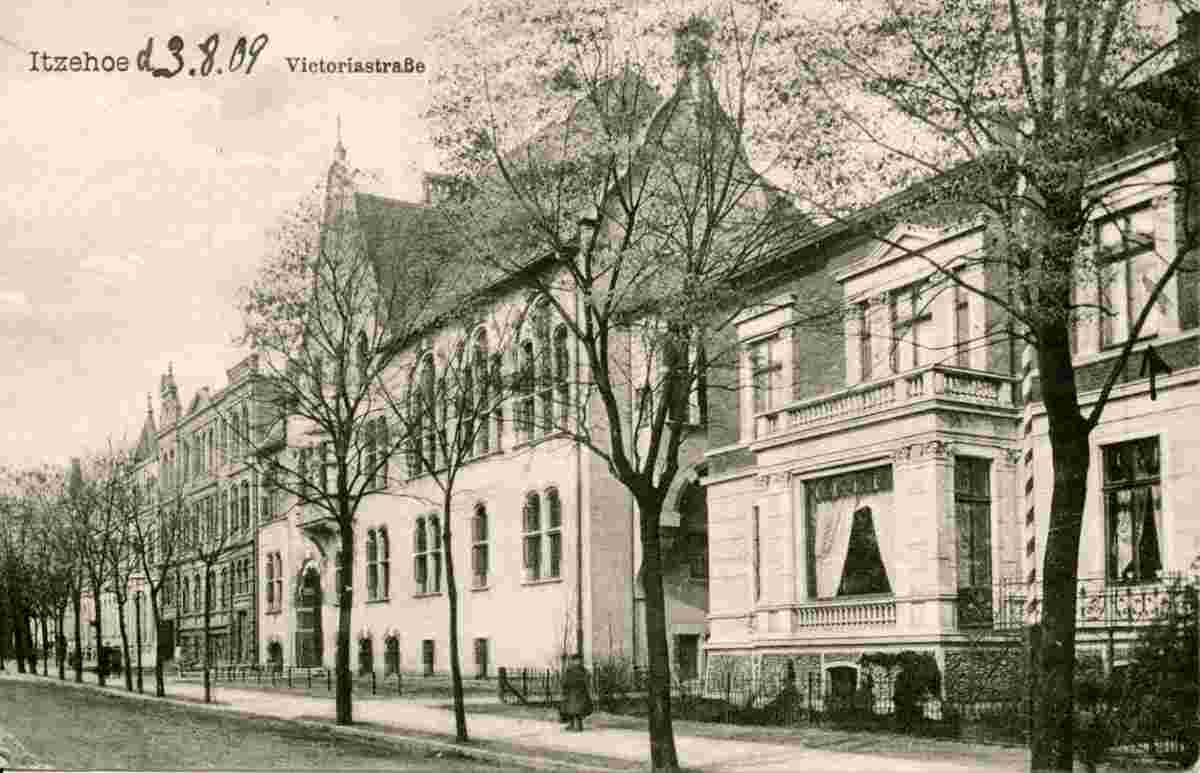 Itzehoe. Viktoriastraße, 1909