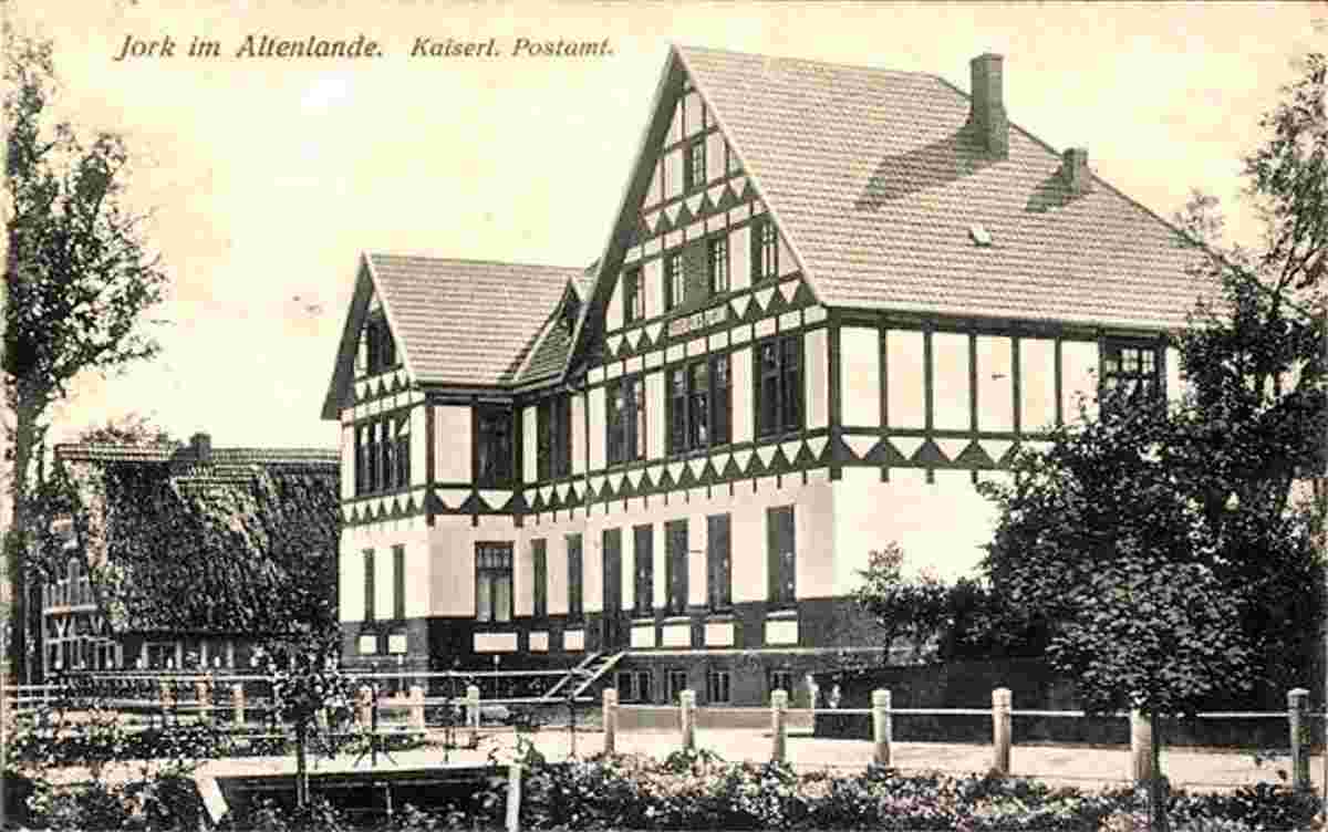 Jork. Kaiserliche Postamt, 1927