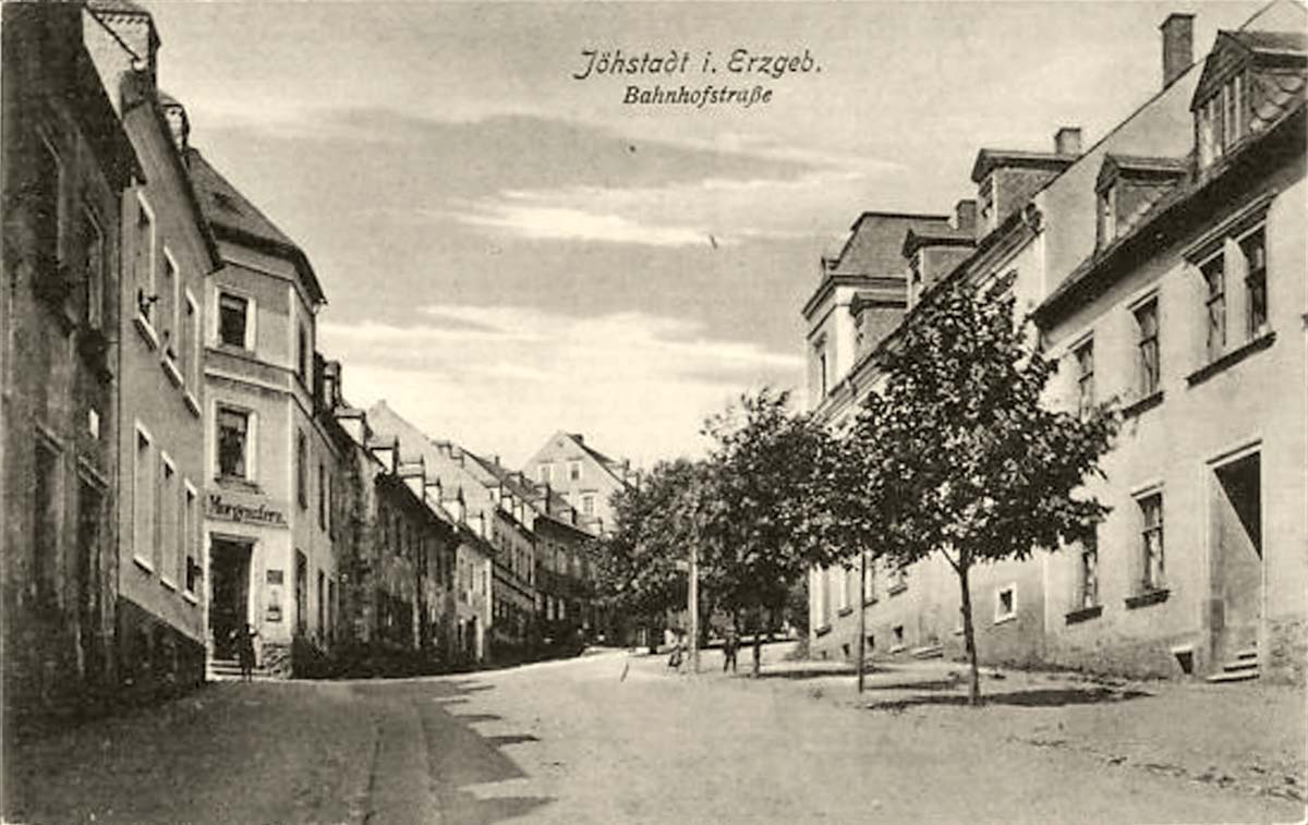 Jöhstadt. Bahnhofstraße, 1923