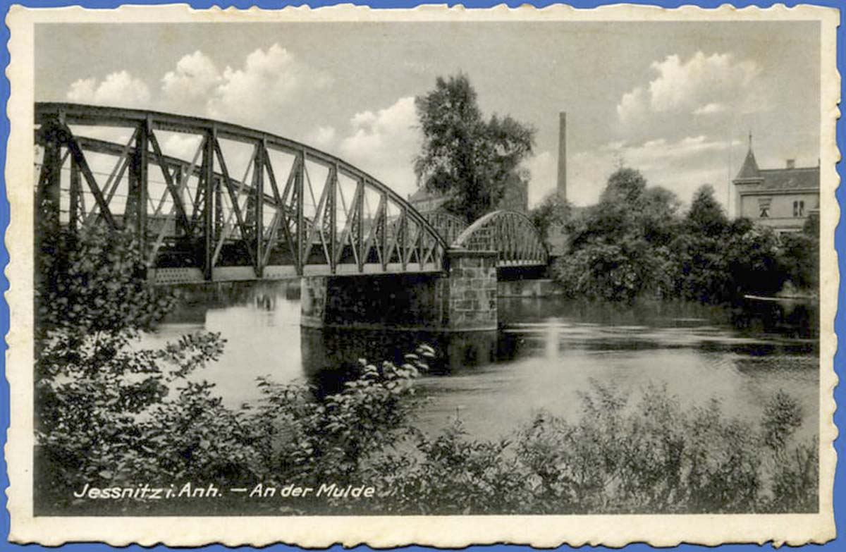 Jeßnitz (Anhalt). Brücke über die Mulde