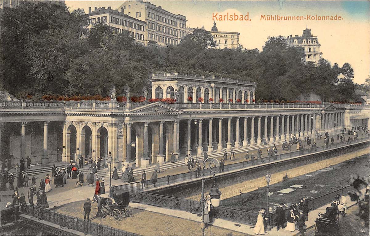 Karlsbad (Baden). M�hlbrunnen-Kolonnade
