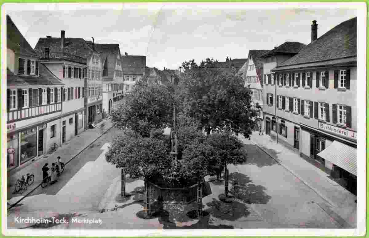 Kirchheim. Marktplatz, 1943
