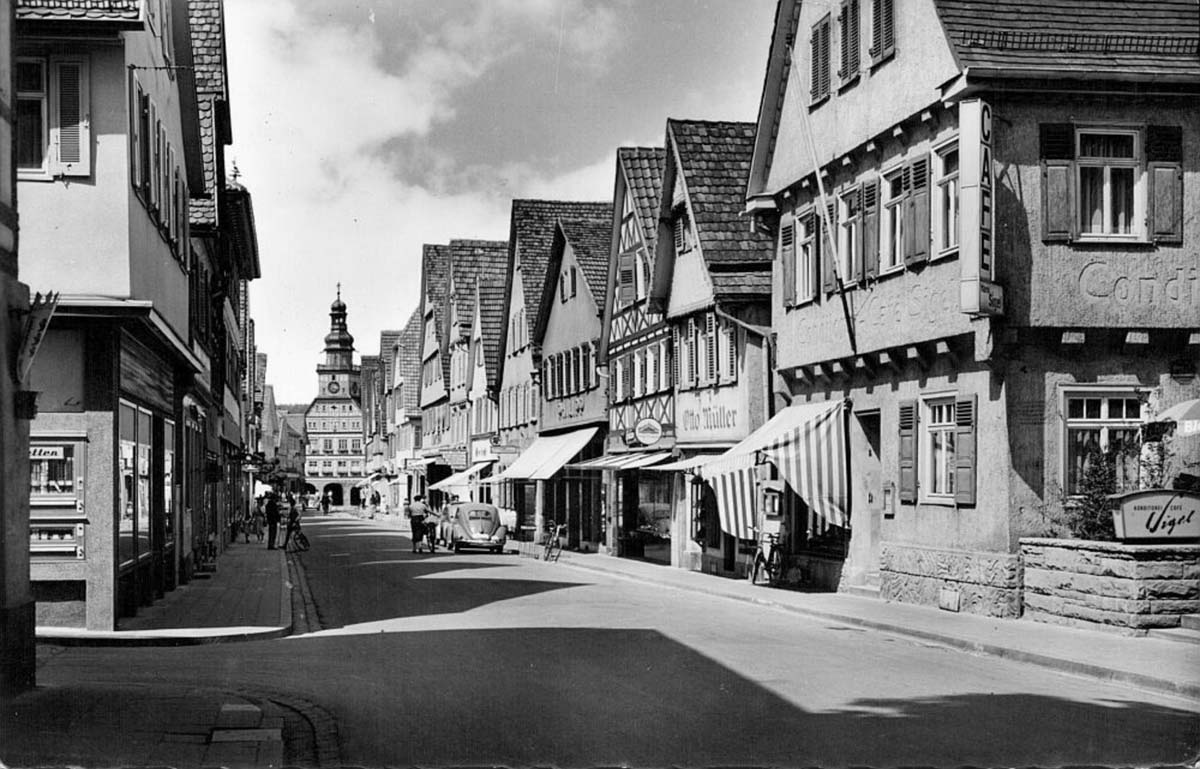 Kirchheim unter Teck. Marktstraße, 1960