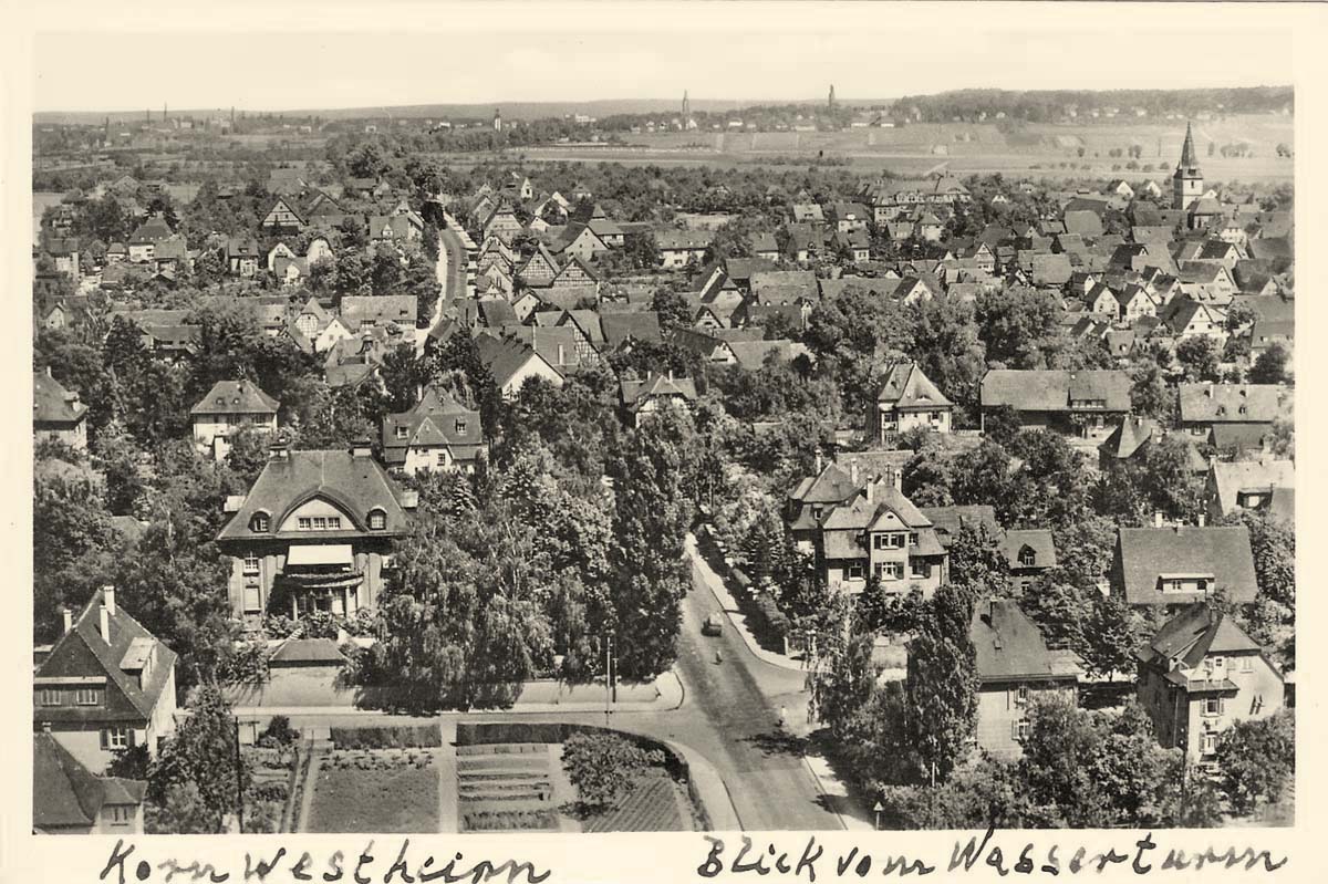 Kornwestheim. Blick vom Wasserturm