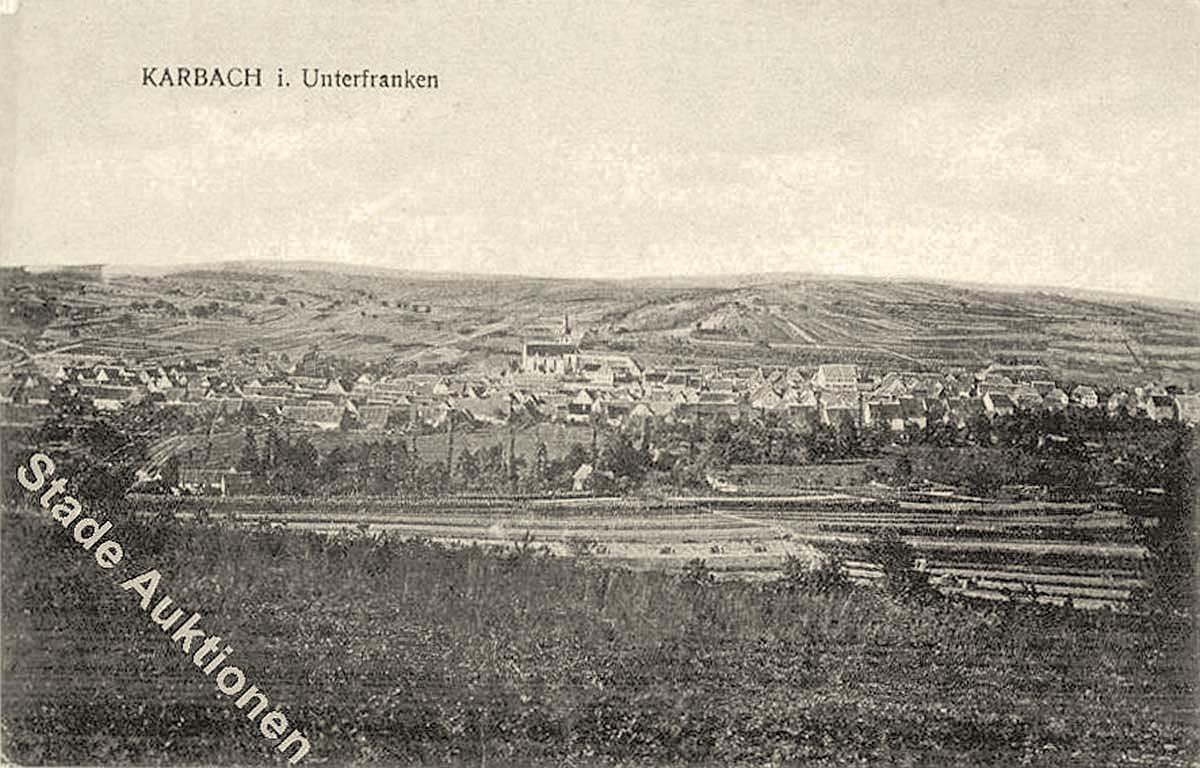 Karbach (Unterfranken). Panorama der Stadt
