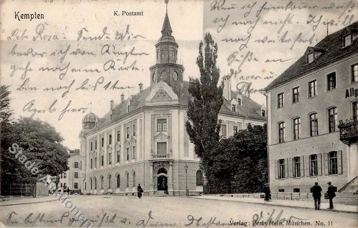 Kempten (Allgäu). Königliches Postamt