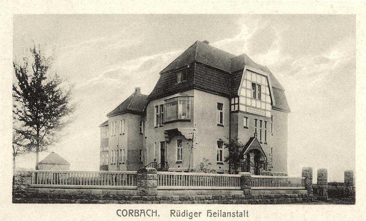 Korbach. Rüdiger Heilanstalt, 1911