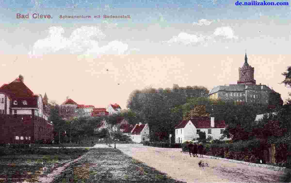 Kleve. Panorama von Schwanenturm, 1919
