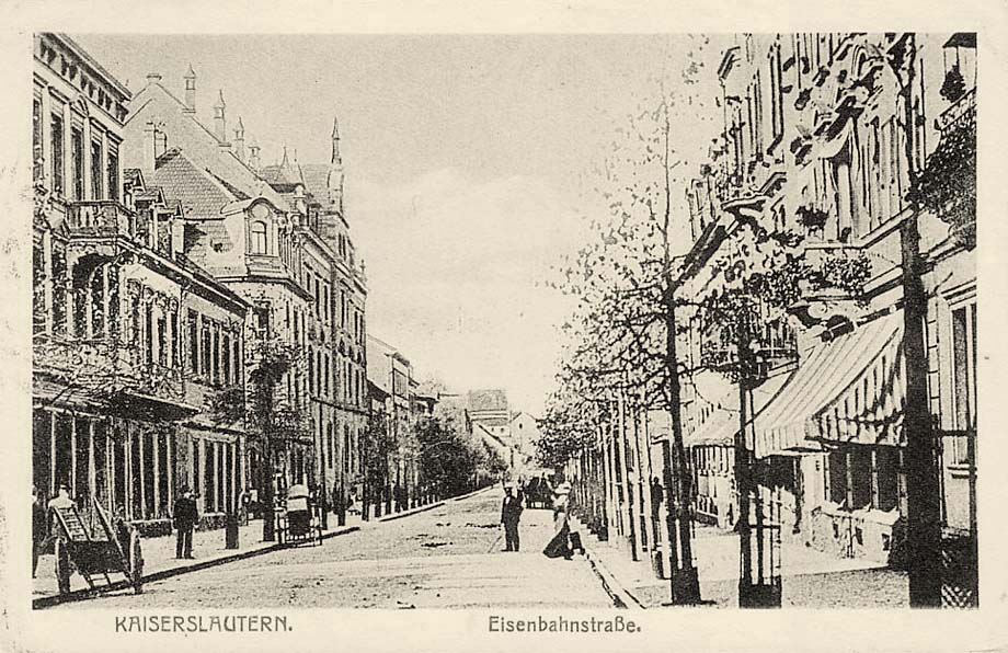 Kaiserslautern. Eisenbahnstraße