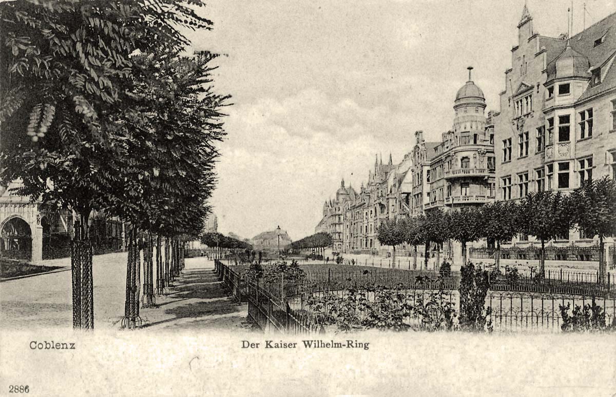 Koblenz (Coblenz). Kaiser-Wilhelm-Ring