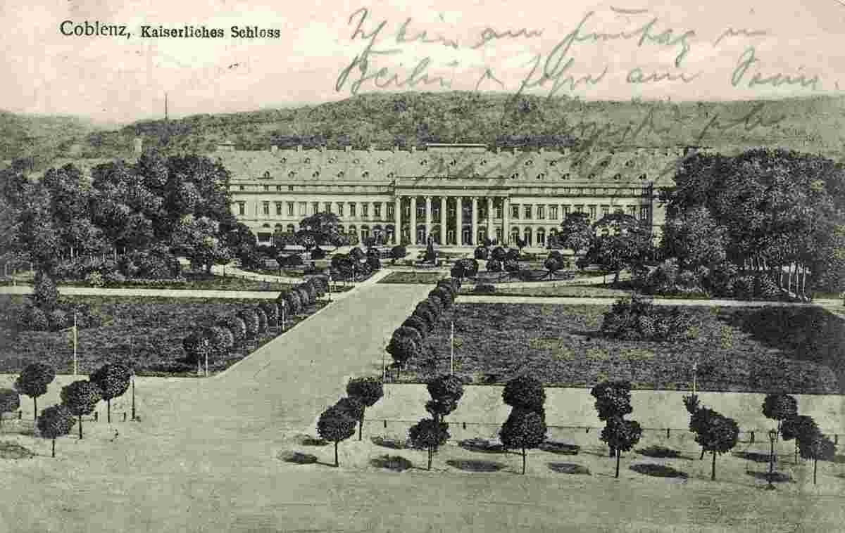 Koblenz. Kaiserliches Schloß, 1912