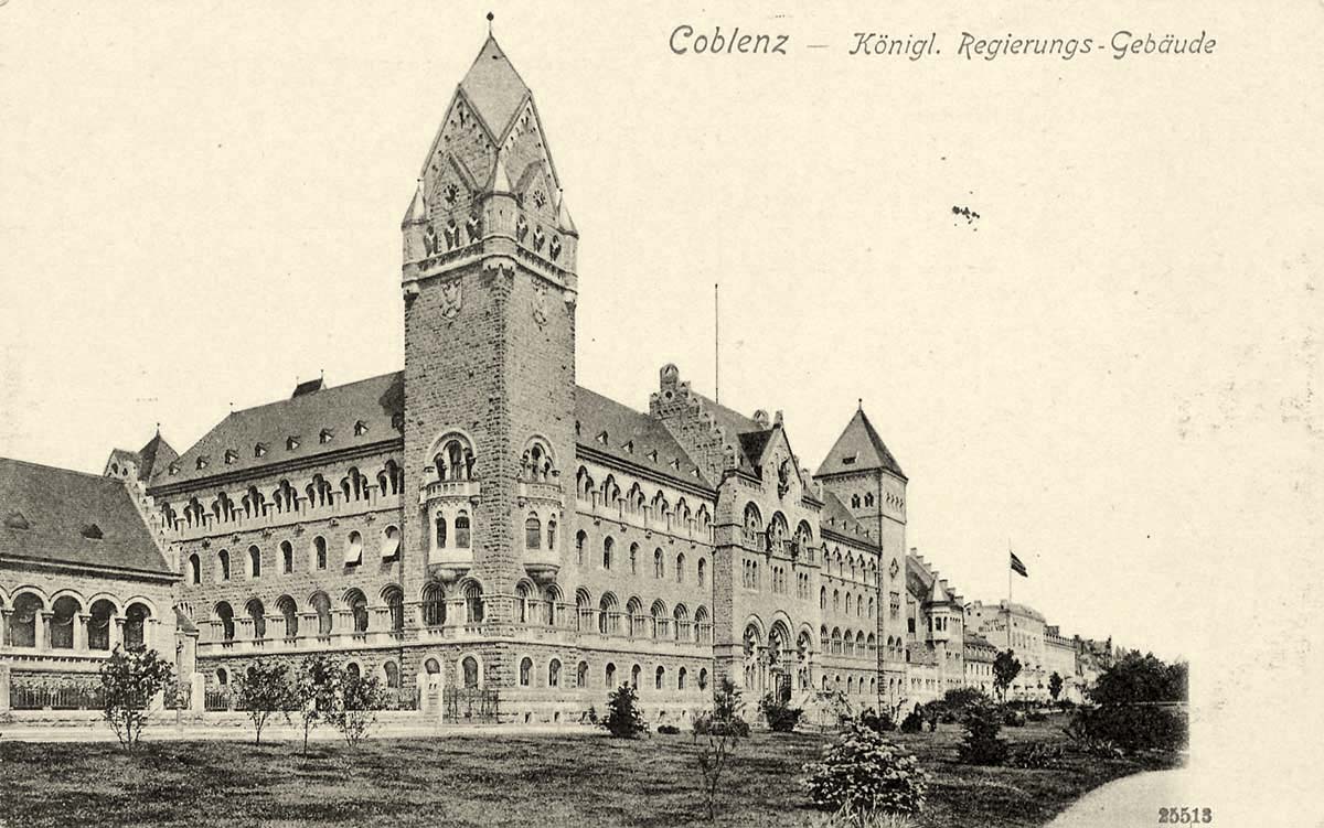 Koblenz (Coblenz). Königliches Regierungsgebäude, 1910