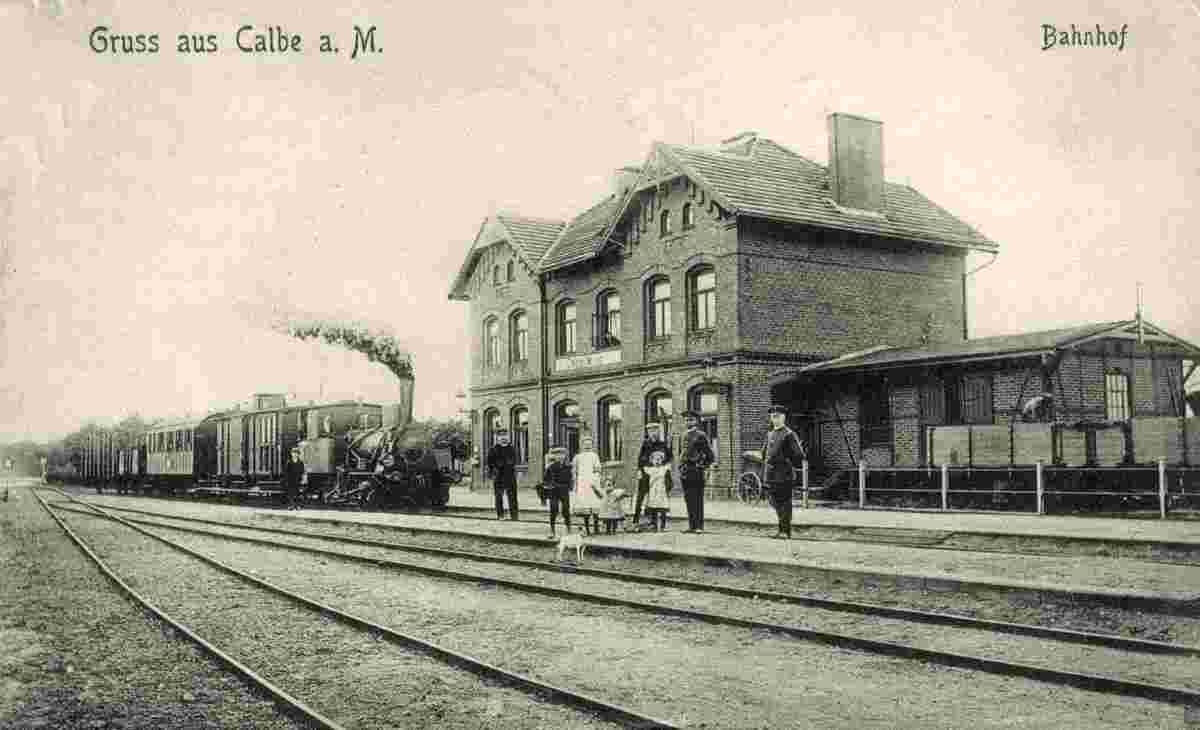 Kalbe. Bahnhof, 1910