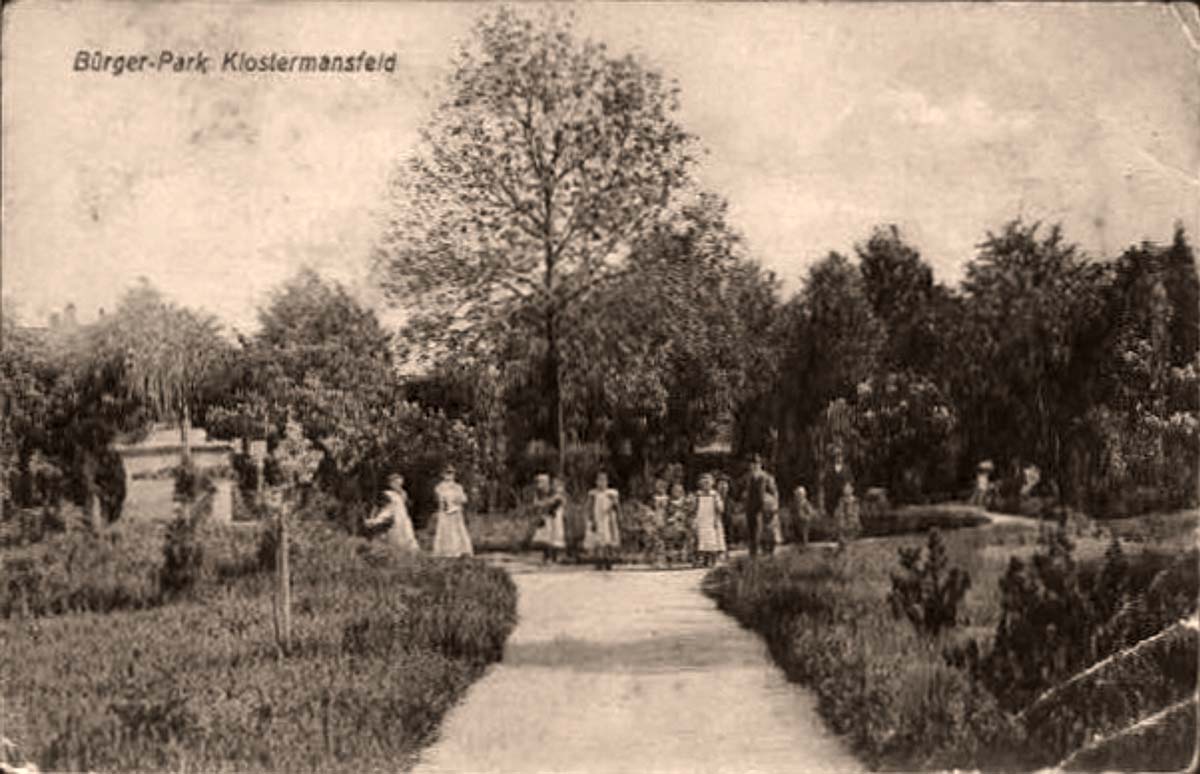 Klostermansfeld. Bürgerpark, 1908