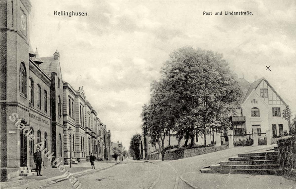 Kellinghusen. Postamt am Lindenstraße