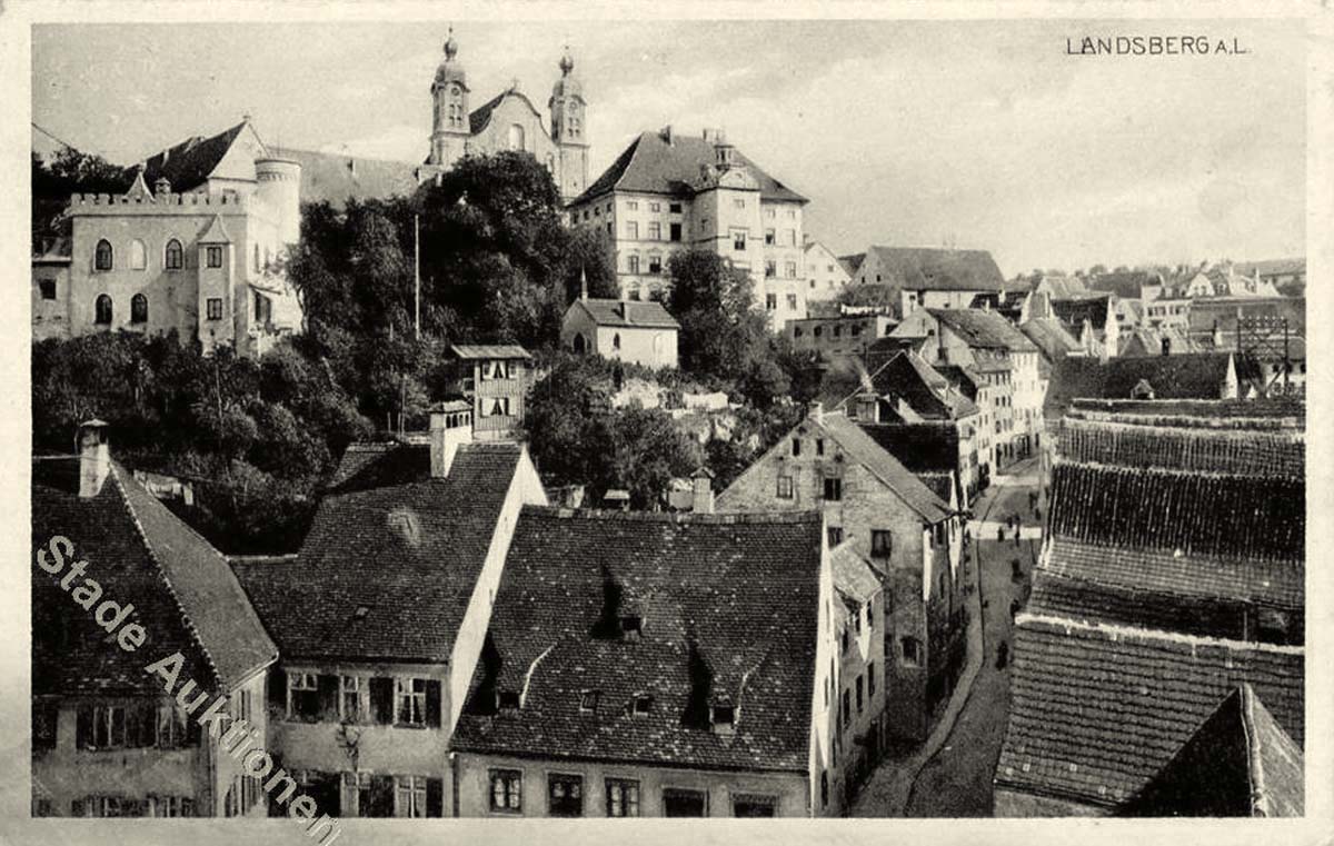 Landsberg am Lech. Panorama der Stadt