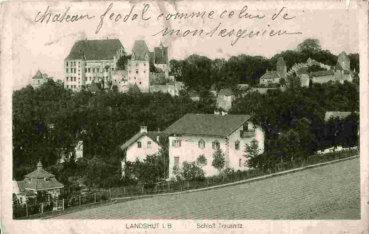 Landshut. Burg Trausnitz, 1915