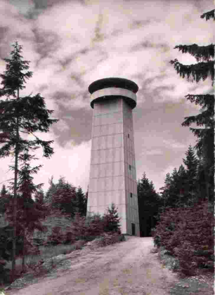 Ludwigsstadt. Lauenstein - Aussichtsturm, 1963