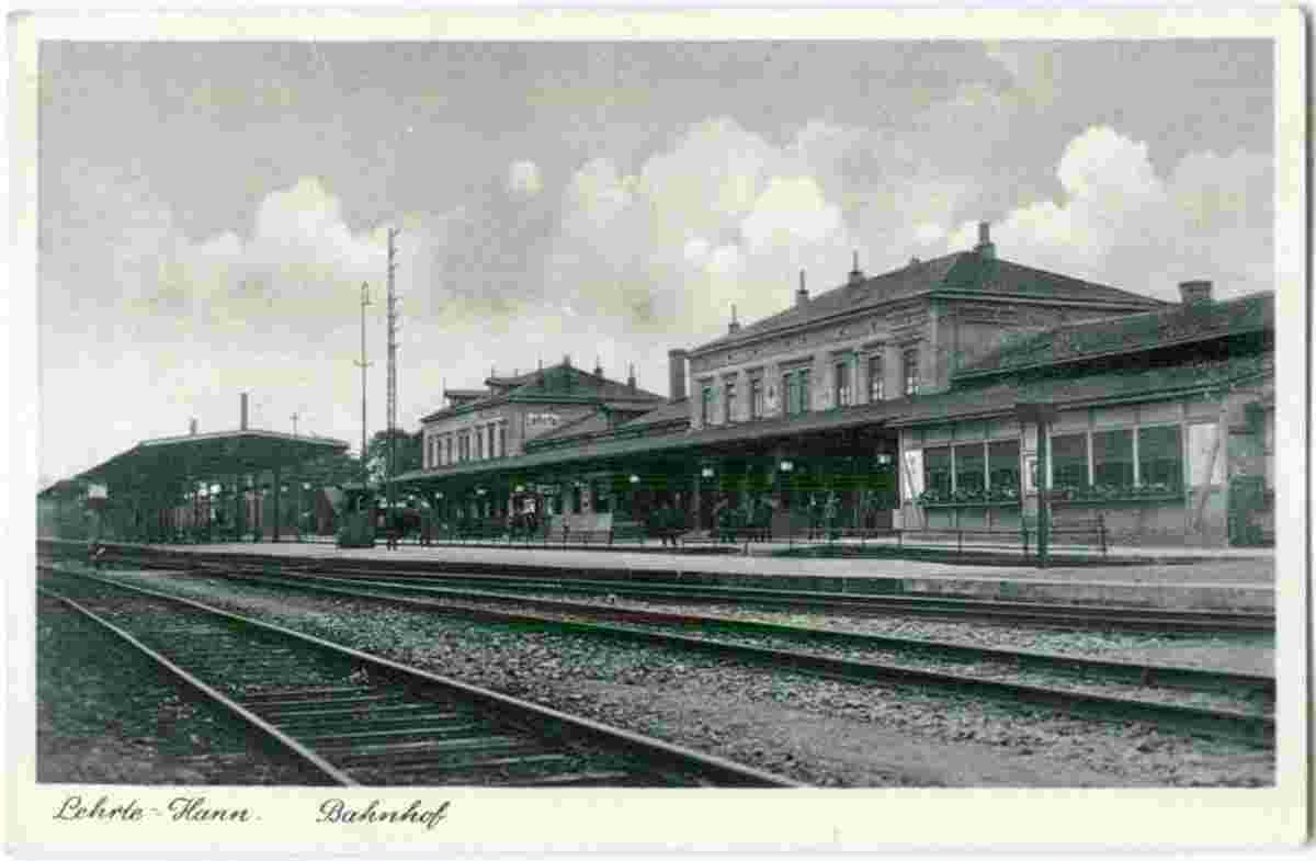 Lehrte. Bahnhof, Gleis seite, 1933