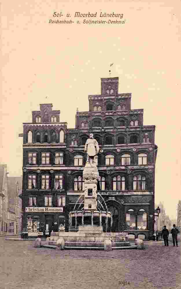 Lüneburg. Reichenbach- und Sülfmeister-Denkmal, 1910