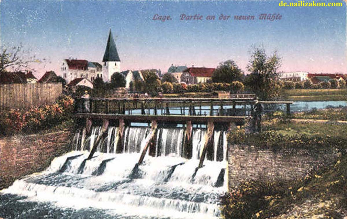 Lage (Lippe). Neuen Mühle, 1926