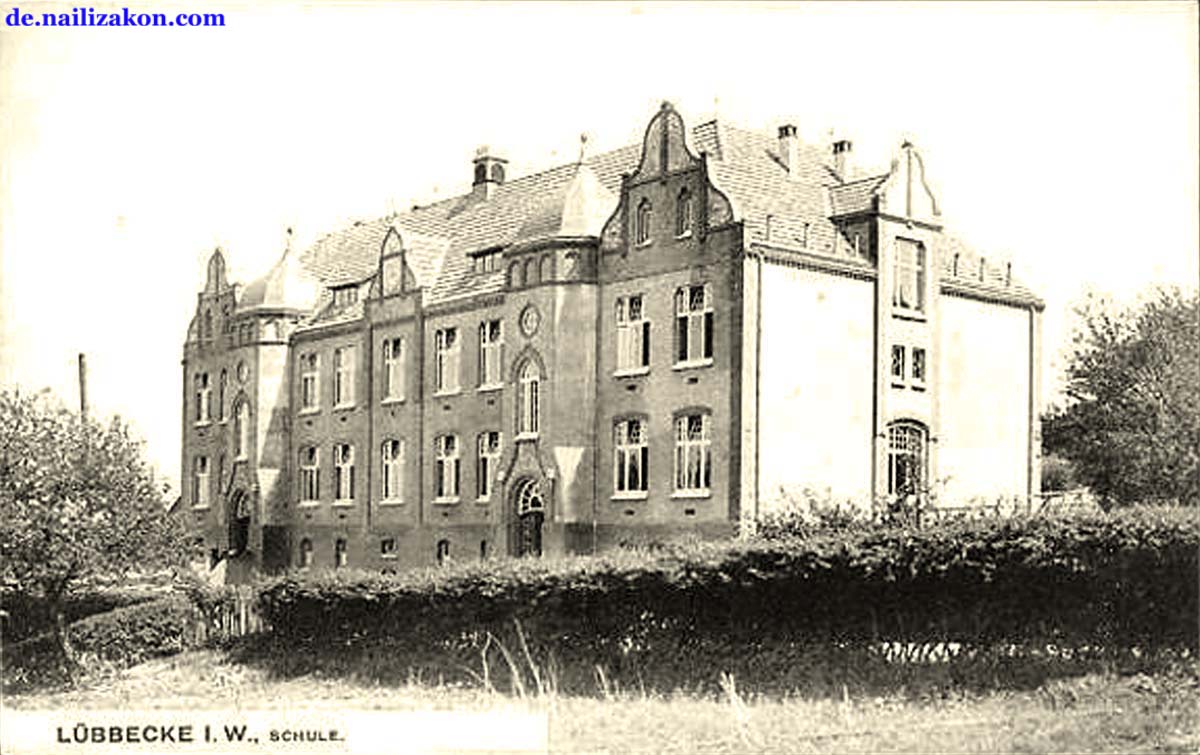 Lübbecke. Schule, 1907