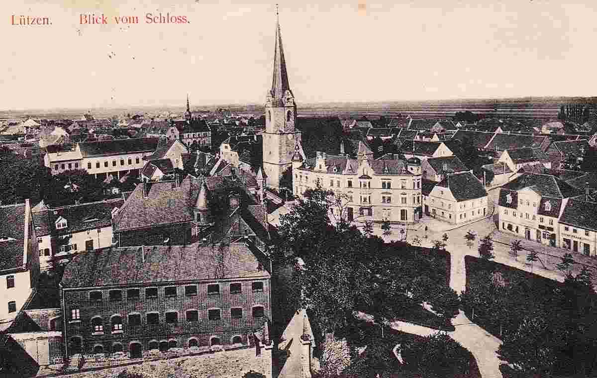 Lützen. Blick vom Schloss, 1943