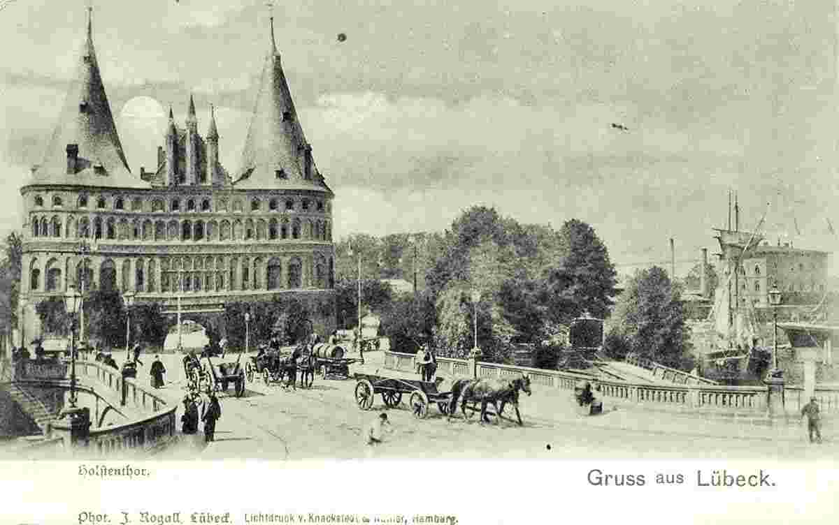 Lübeck. Holstentor