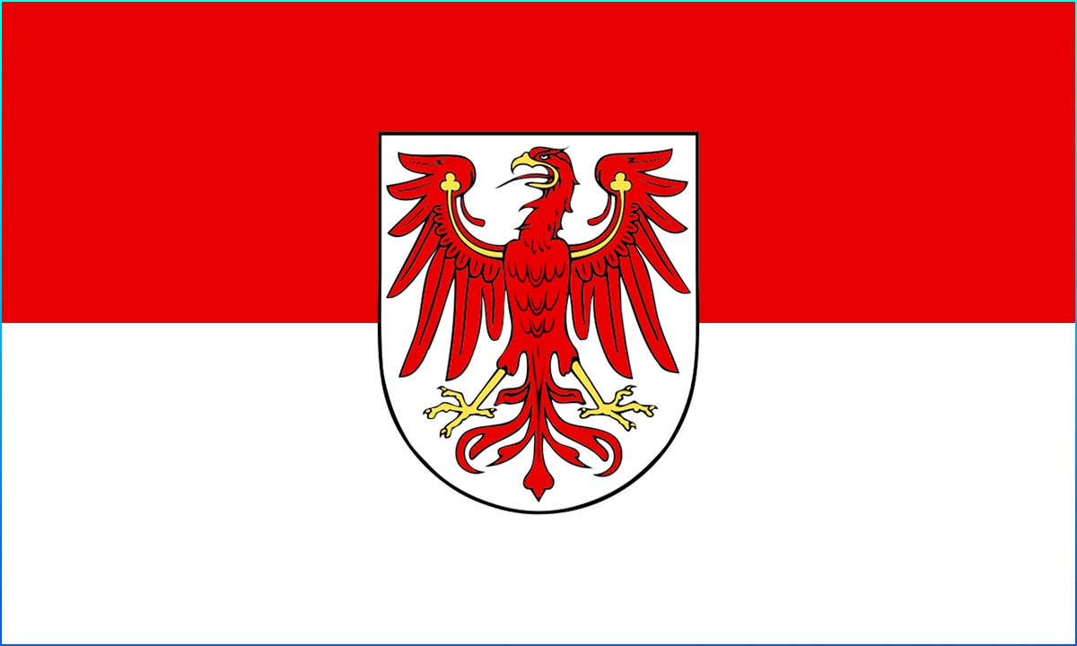 Landesflagge Land Brandenburg