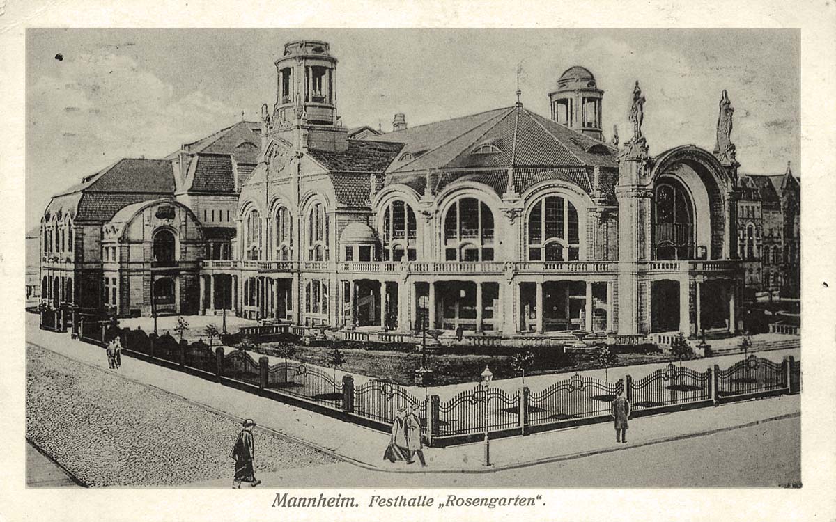 Mannheim. Festhalle Rosengarten, 1919