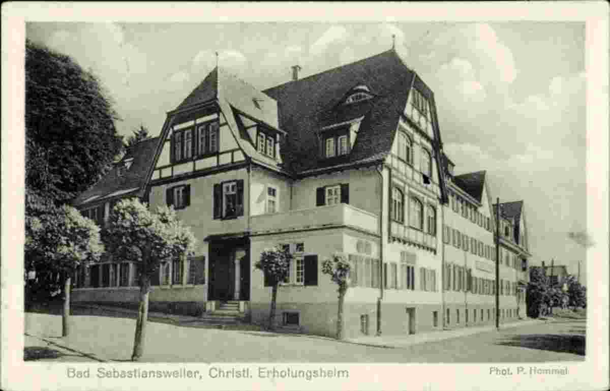 Mössingen. Bad Sebastiansweiler - Christliche Erholungsheim, 1925
