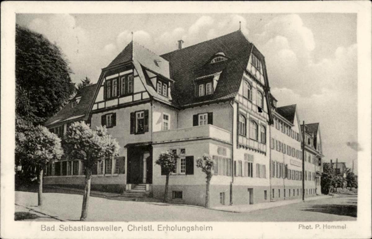 Mössingen. Bad Sebastiansweiler - Christliche Erholungsheim, 1925