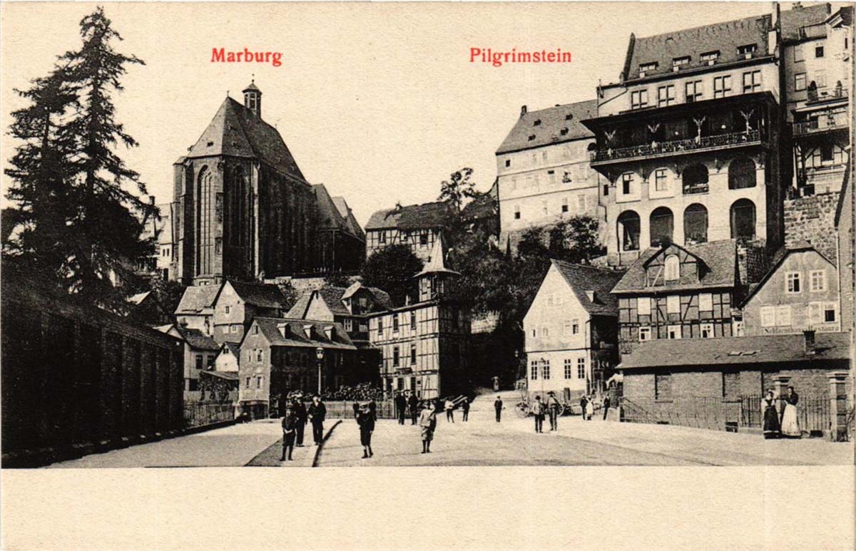 Marburg. Pilgrimstein