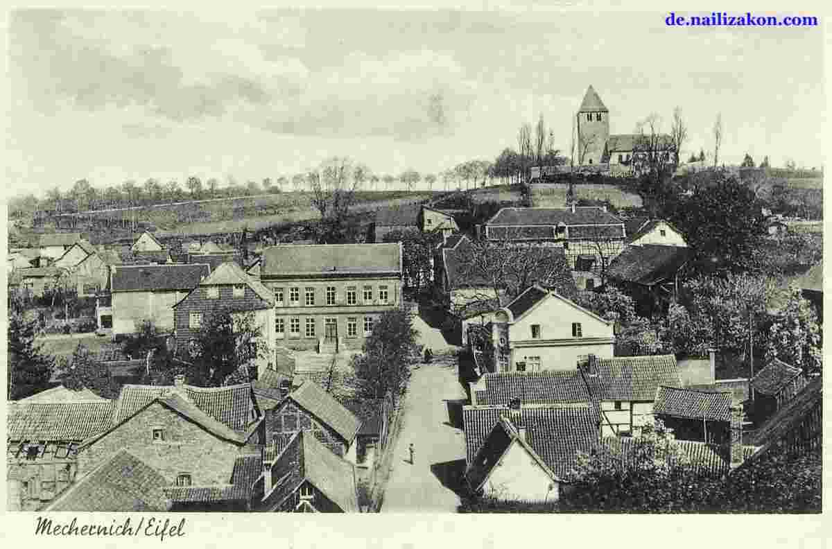 Mechernich. Panorama der Stadt
