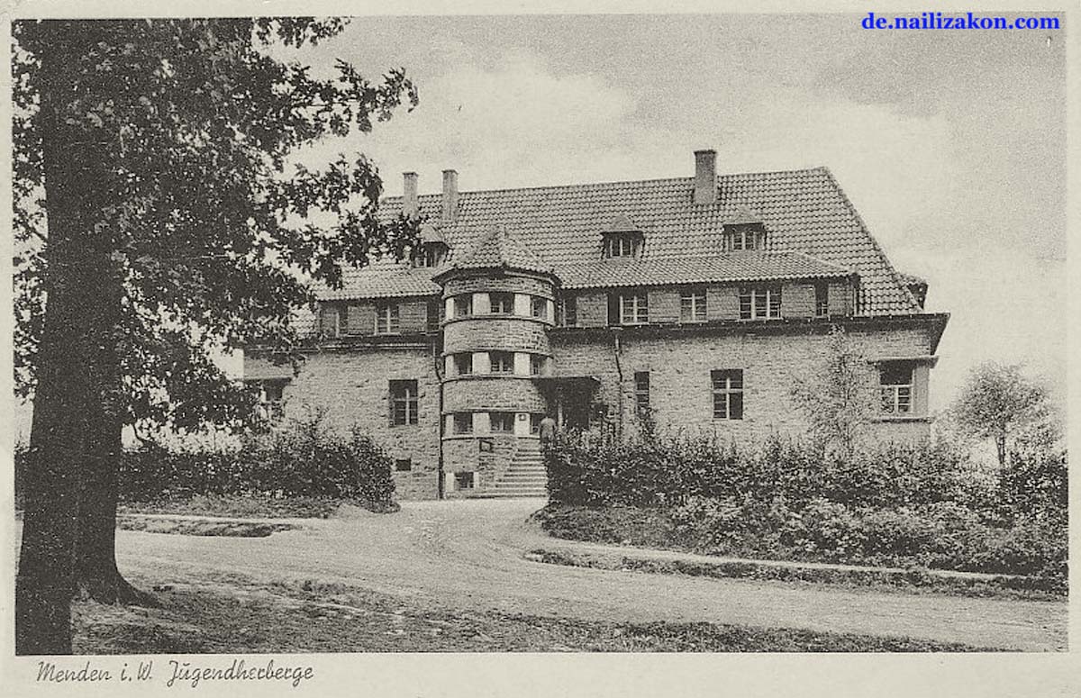 Menden (Sauerland). Jugendherberge, 1950