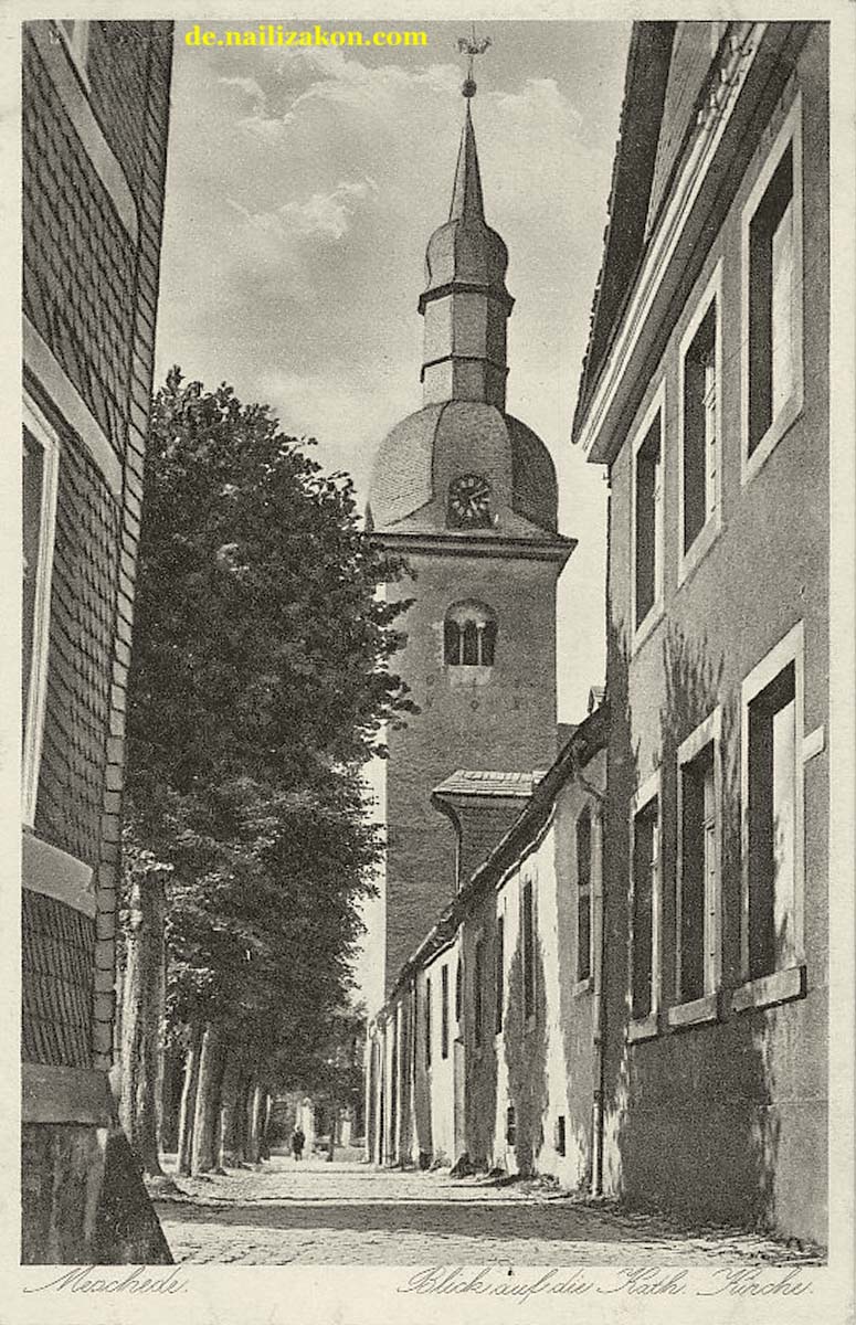 Meschede. Katholische Kirche, 1925