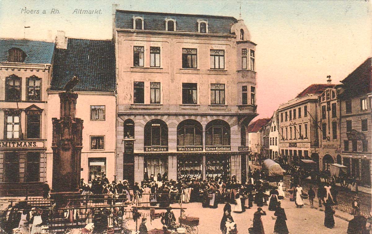 Moers (Mörs). Altmarkt, 1915