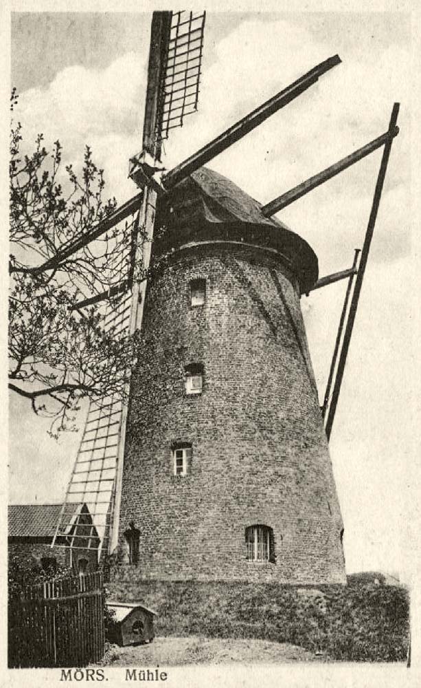 Moers (Mörs). Windmühle, um 1920s