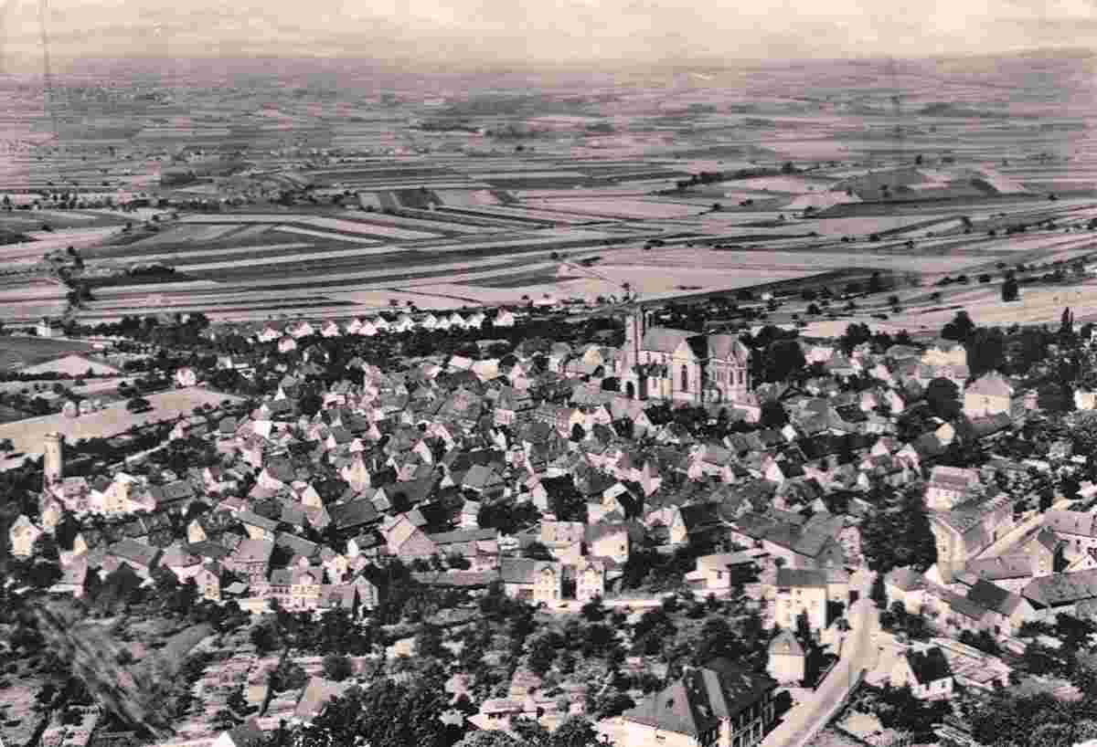 Münstermaifeld. Luftaufnahme, 1962