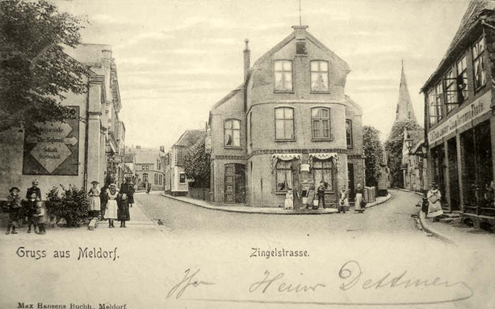 Meldorf. Zingelstraße, 1901