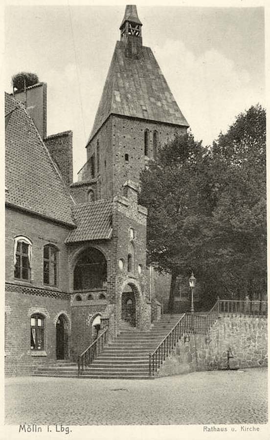 Mölln. Kirche, um 1930