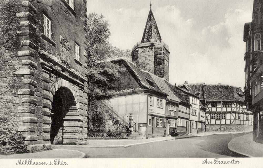 Mühlhausen. Am Frauentor, 1940