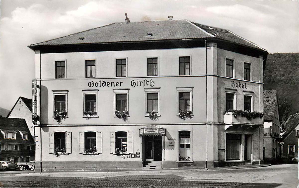 Neckargemünd. Hotel 'Goldener Hirsch'