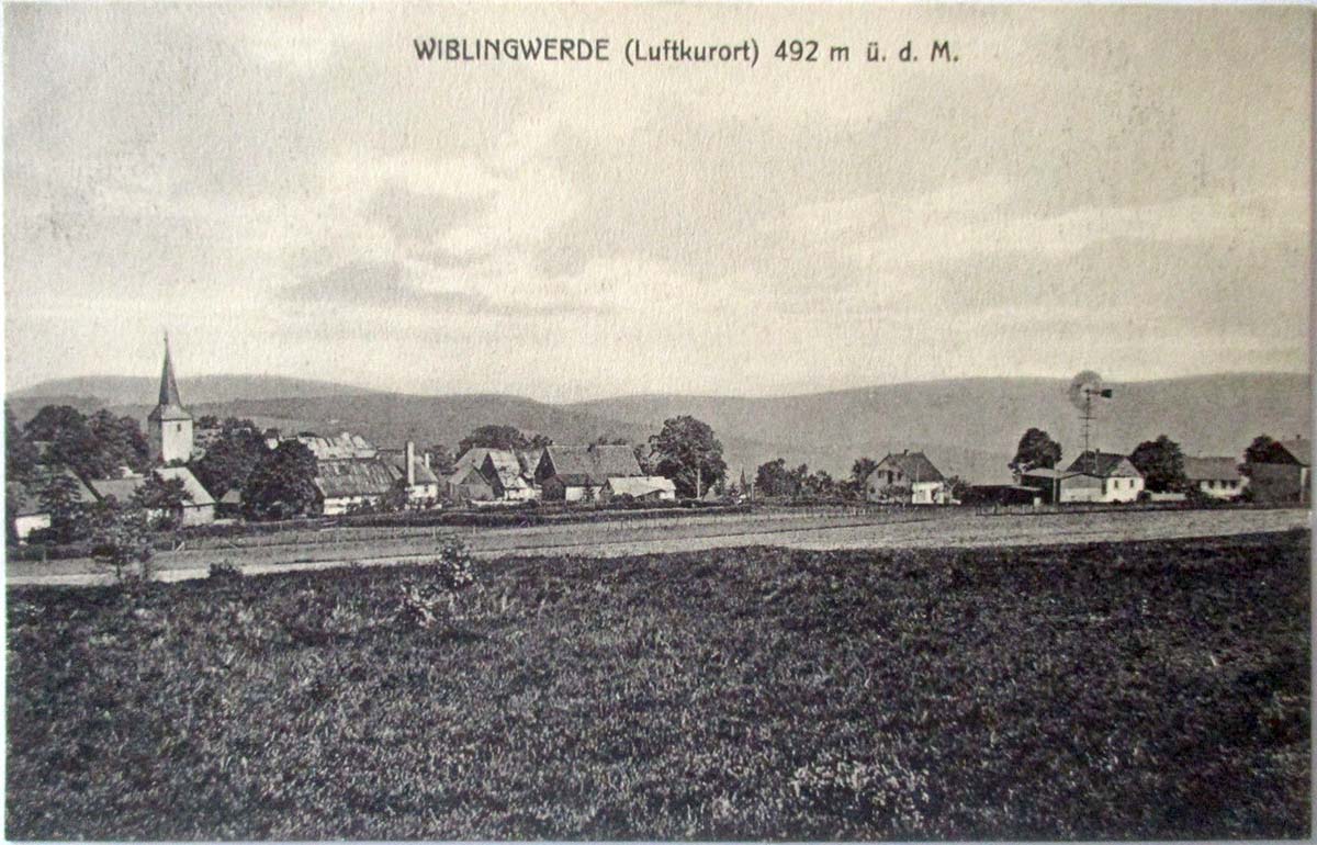 Nachrodt-Wiblingwerde. Wiblingwerde Luftkurort, um 1915