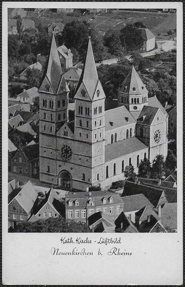 Neuenkirchen (Steinfurt). Katholische Kirche, um 1940