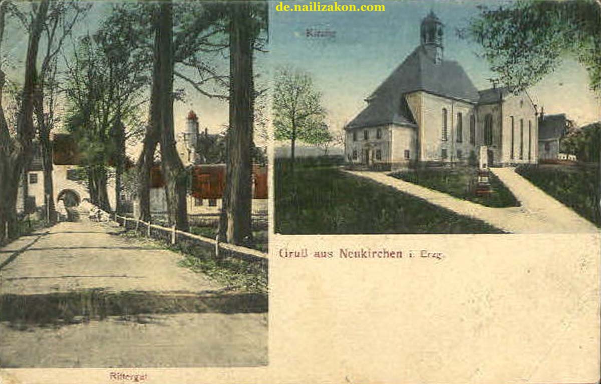 Neukirchen-Vluyn. Rittergut und Kirche