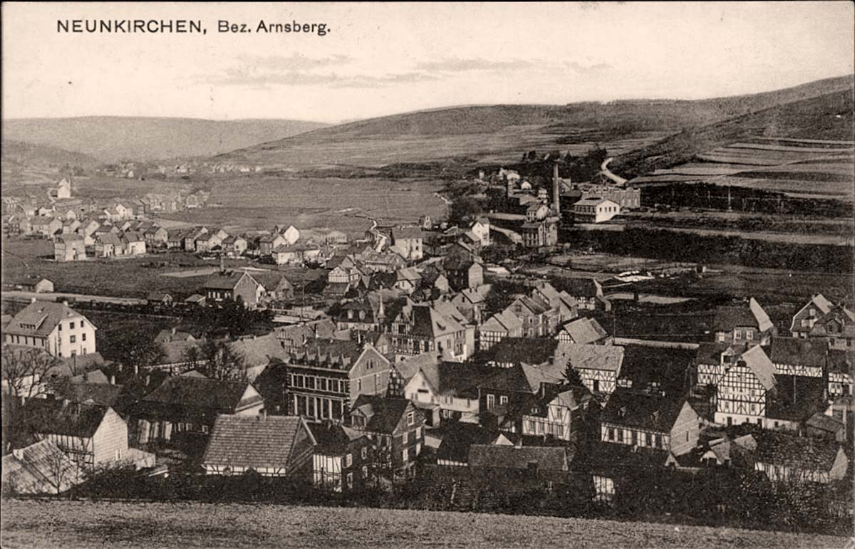 Neunkirchen (Siegerland). Gesamtansicht, 1916