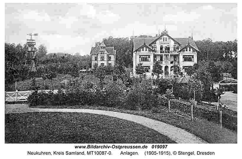 Neukuhren. Panorama der Stadt, 1905-1915